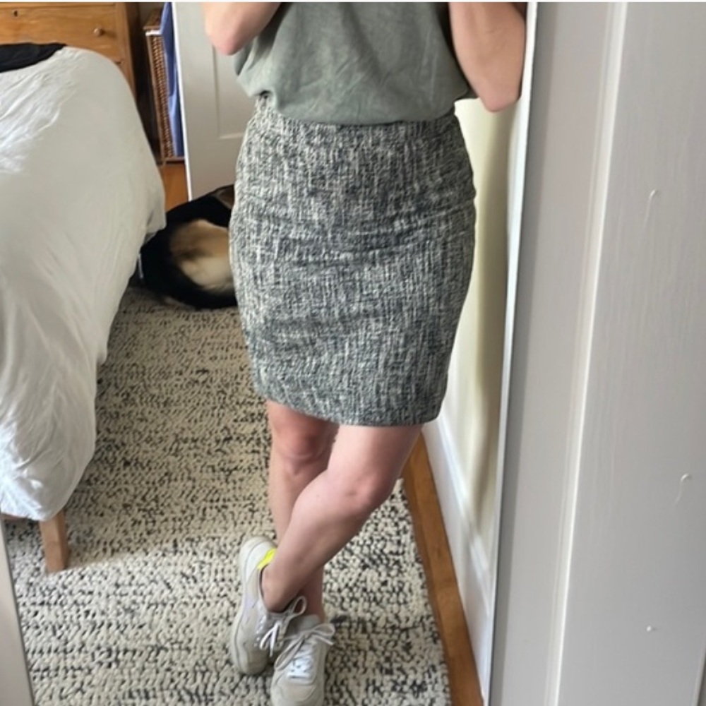 Kate Spade Black and White Pencil Skirt